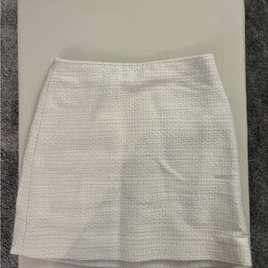 Club Monaco White Mini Skirt